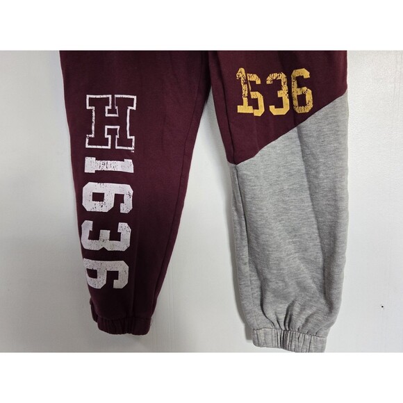 Harvard University Women Large Sweatpants Script Joggers Cuff Cotton Ivy League - Picture 3 of 8